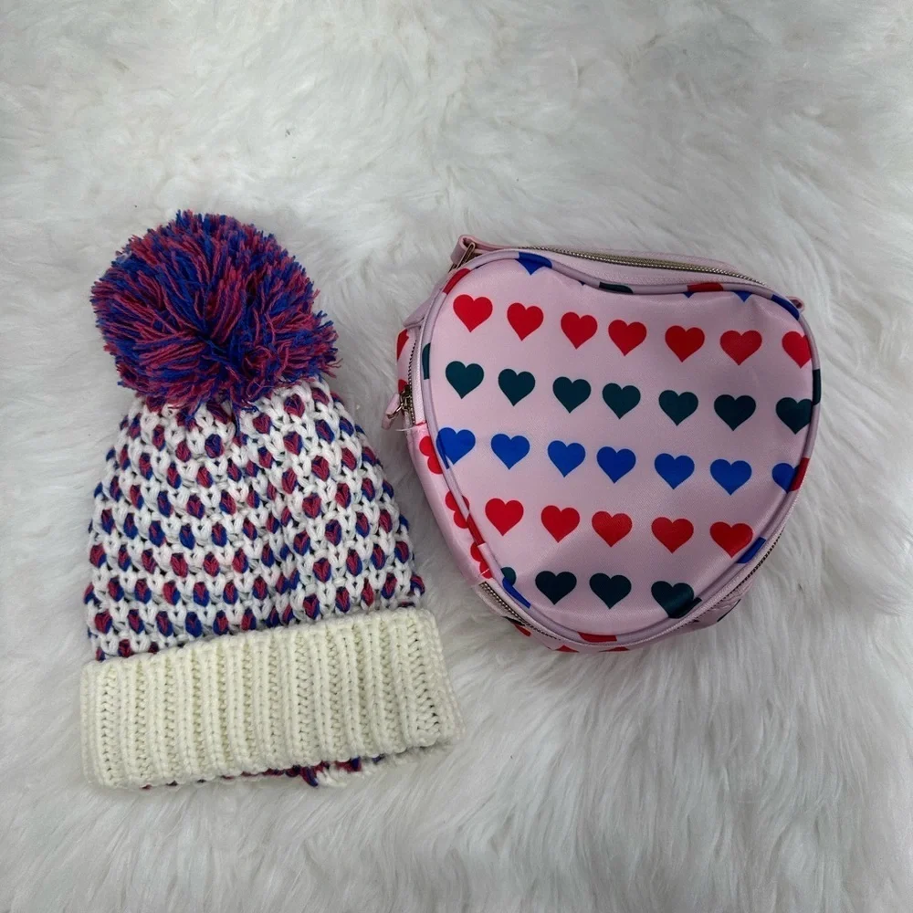 Bcbg Girls Hat & Makeup Tote Bag